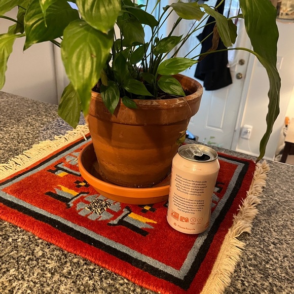 Turkish Style Red and Gray Rug - Picture 7 of 9